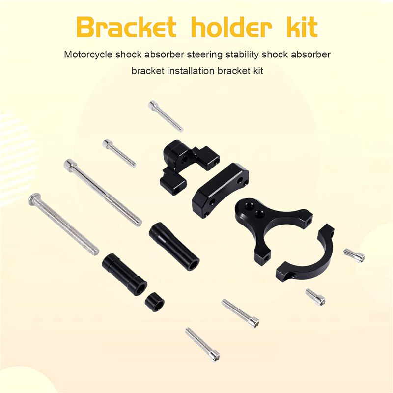 Kit de fixation de support d'a - Steering Damper Stabilizer Kit Cnc avis et prix