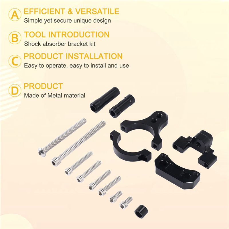 Kit de support de montage pour - Steering Damper Stabilizer Kit Cnc avis et prix